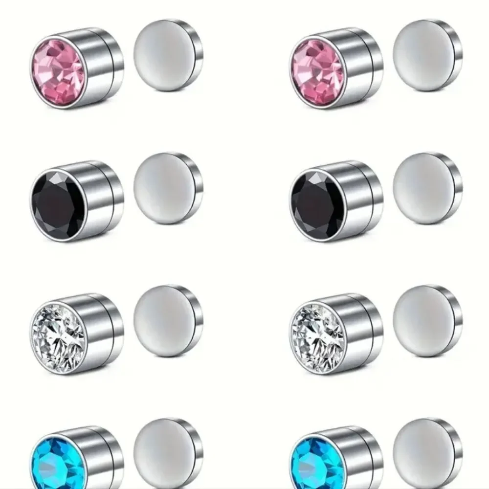 Stainless Steal Magnetic Studs 5 Pairs